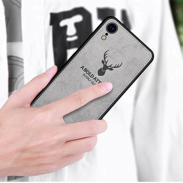 iPhone XR Deer Pattern Inspirational Soft Case casemarts