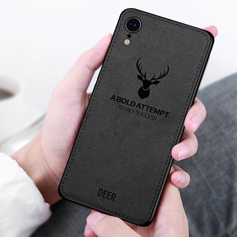 iPhone XR (3 in 1 Combo) Deer Case + Tempered Glass + Earphones casemarts