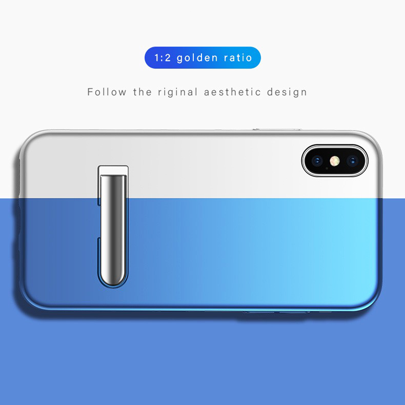 iPhone X Auto-Fit Magnetic Colour Contrast Kickstand Case casemarts