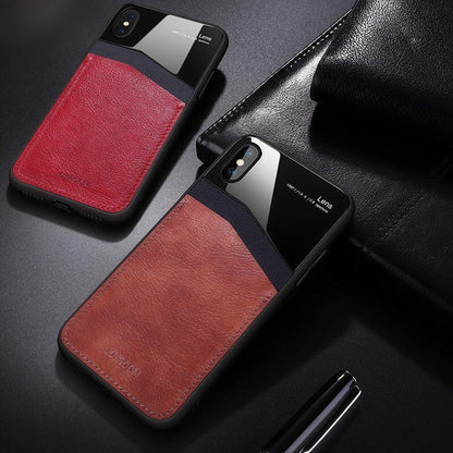 JOYROOM ® iPhone XS Max Leather Texture Polarized Lens Case casemarts