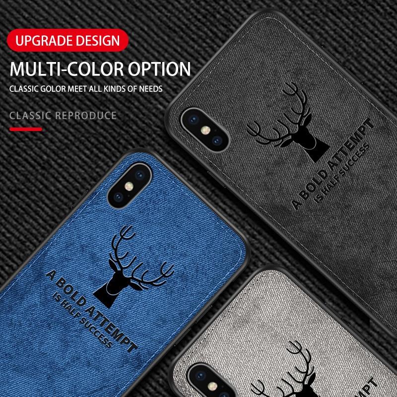 iPhone X Deer Pattern Inspirational Soft Case casemarts