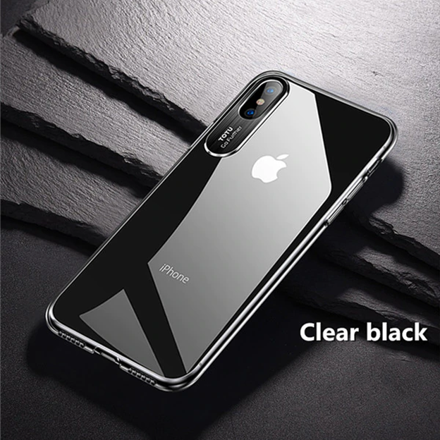 TOTU ® iPhone X Clear Camera Protective Case casemarts