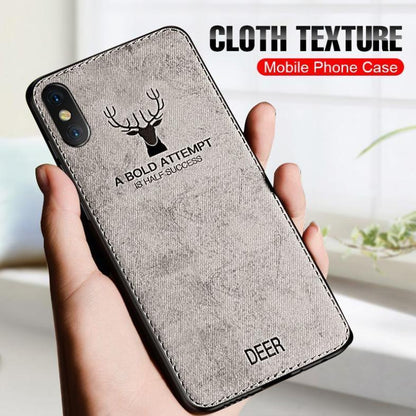 iPhone X Deer Pattern Inspirational Soft Case casemarts