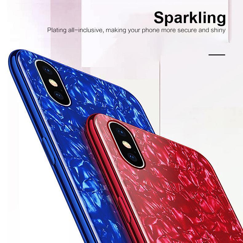 iPhone XS Max Dream Shell Series Textured Marble Case casemarts