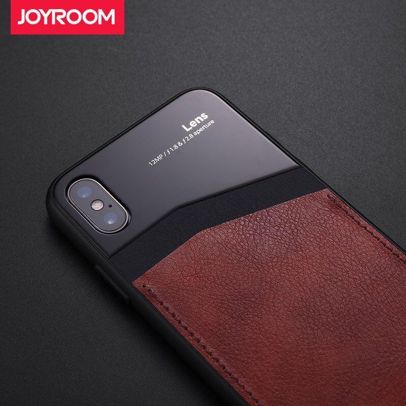 JOYROOM ® iPhone XS Max Leather Texture Polarized Lens Case casemarts