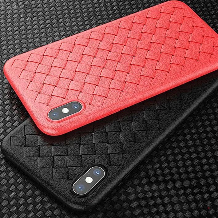 iPhone XS Max Ultra Thin Soft Grid Weaving Case casemarts