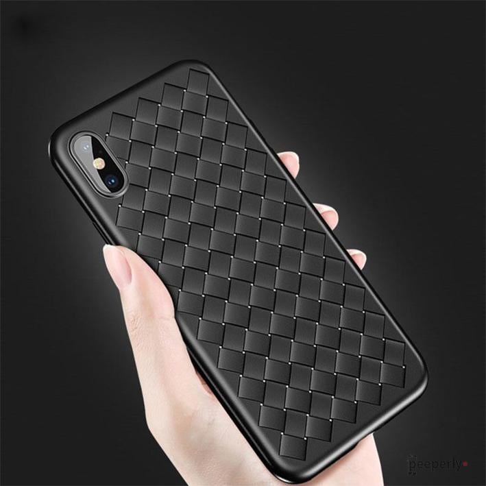 iPhone XS Max Ultra Thin Soft Grid Weaving Case casemarts