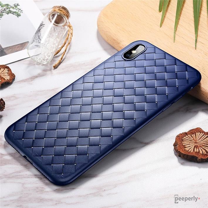 iPhone XS Max Ultra Thin Soft Grid Weaving Case casemarts