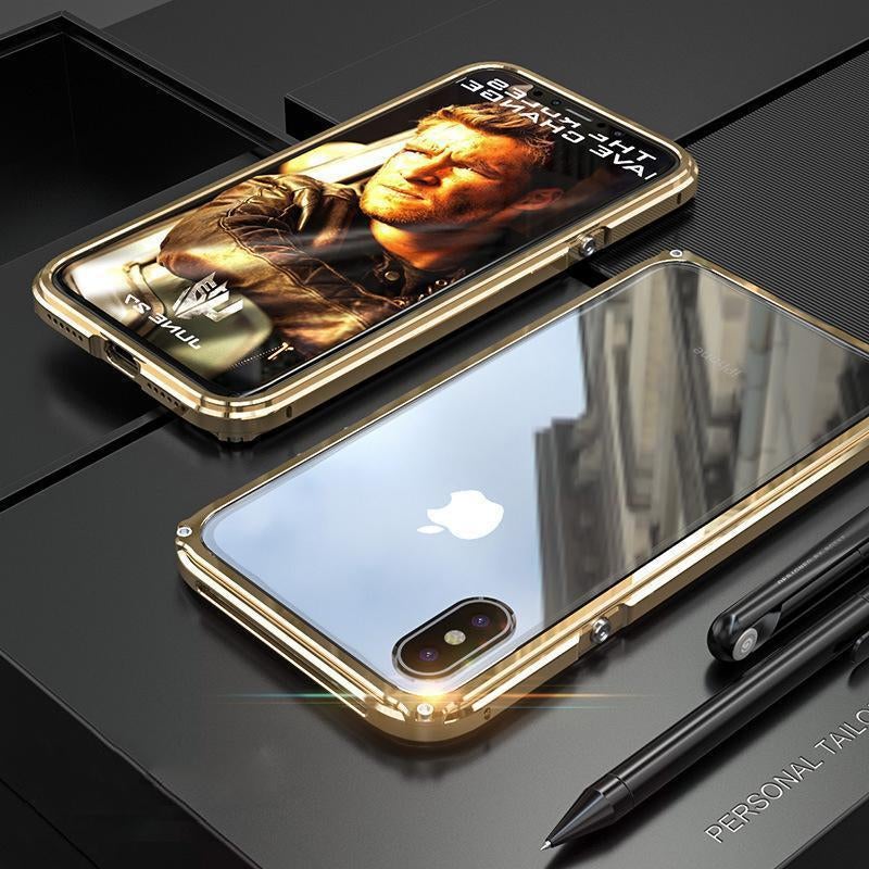 iPhone XS Max Electronic Auto-Fit Magnetic Transparent Glass Case casemarts