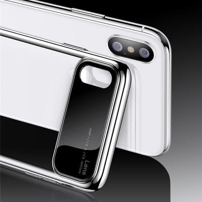 TOTU ® iPhone XS Polarized Lens Mirror Transparent Hard Case casemarts