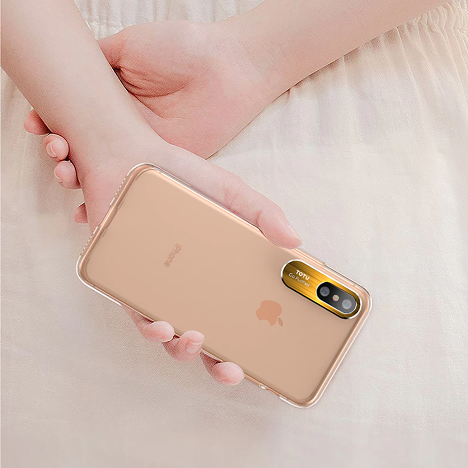 TOTU ® iPhone X Clear Camera Protective Case casemarts