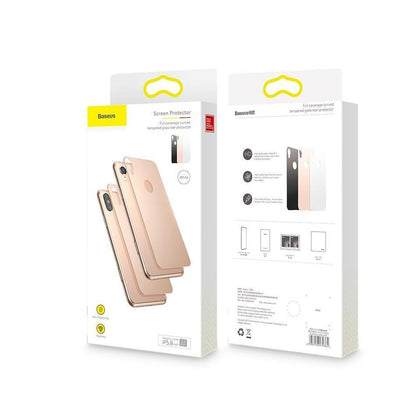 Baseus ® iPhone XS Max  Ultra-thin Back Tempered Glass casemarts