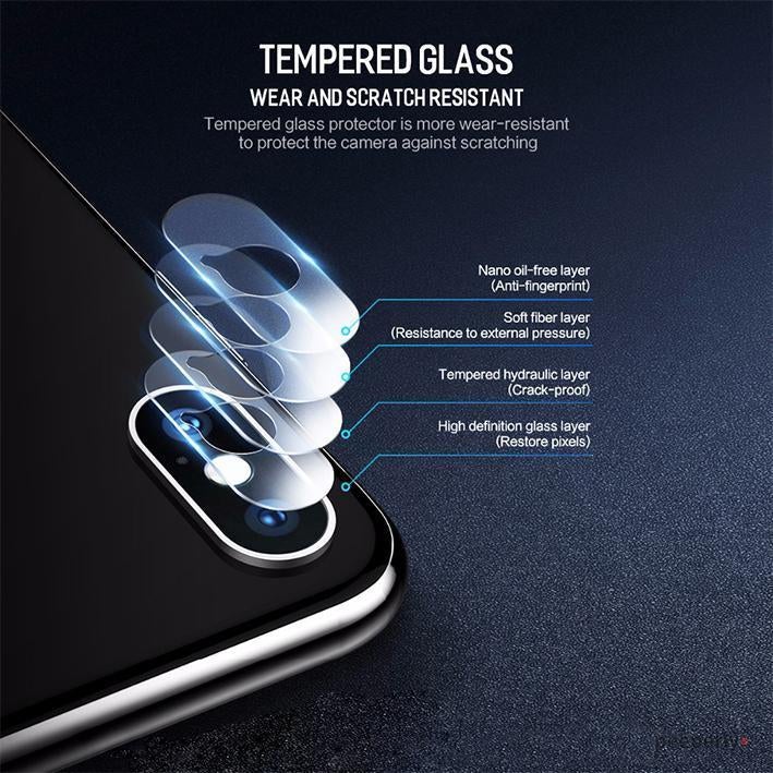 Rock ® iPhone X Camera Lens Glass Protector casemarts