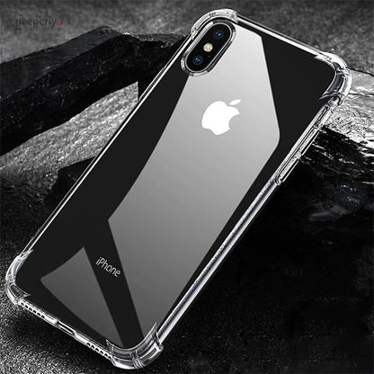 MK ® iPhone X King Kong Anti Shock TPU Transparent Case casemarts