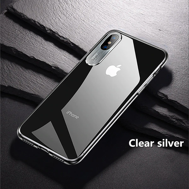 TOTU ® iPhone X Clear Camera Protective Case casemarts