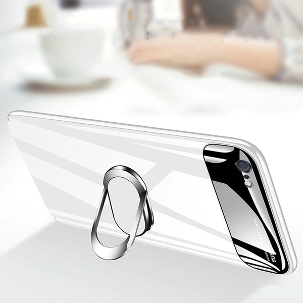 iPhone XS Max Mirror Lens Metallic Ring Holder Case casemarts