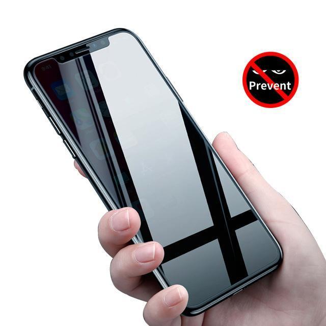 iPhone X Privacy Tempered Glass Screen Protector [Anti-Spy Glass] casemarts