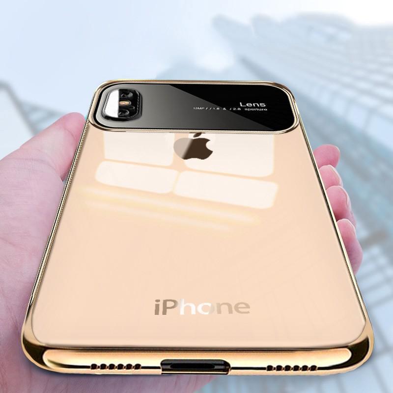 TOTU ® iPhone XS Polarized Lens Mirror Transparent Hard Case casemarts