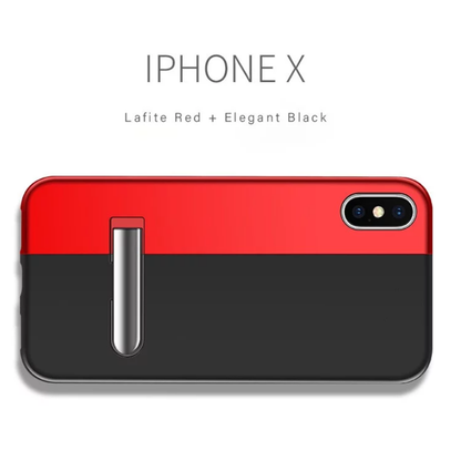 iPhone X Auto-Fit Magnetic Colour Contrast Kickstand Case casemarts