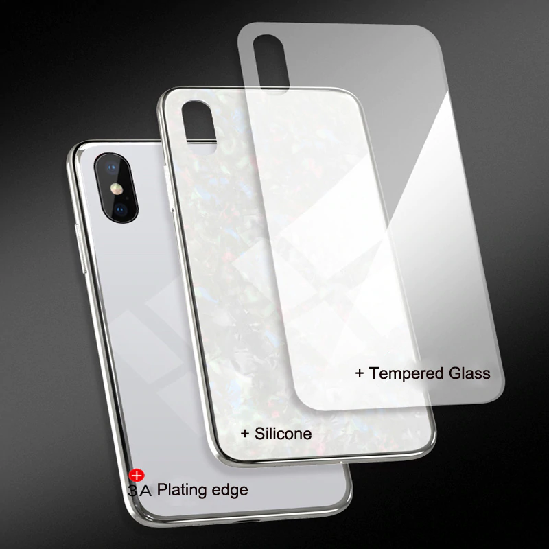 iPhone X Dream Shell Series Textured Marble Case casemarts