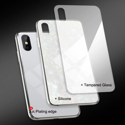 iPhone XS Max Dream Shell Series Textured Marble Case casemarts