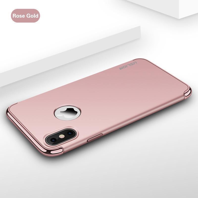 iPhone XS Metal Plating Hard Matte Back Case casemarts