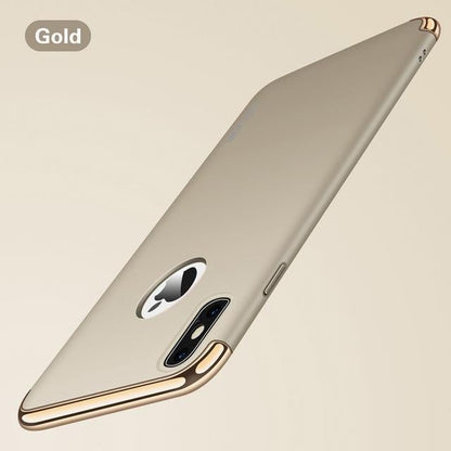 iPhone XS Metal Plating Hard Matte Back Case casemarts