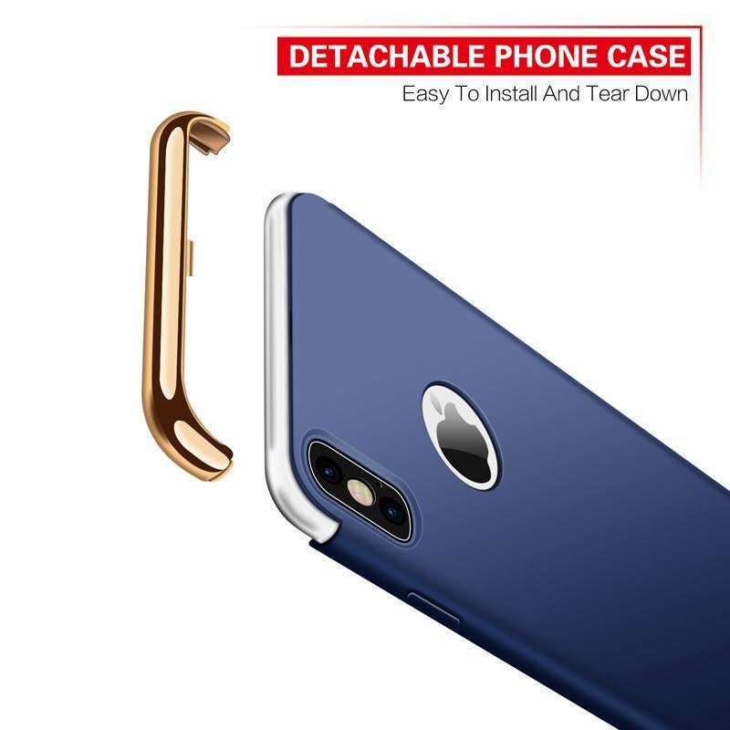 iPhone XS Metal Plating Hard Matte Back Case casemarts