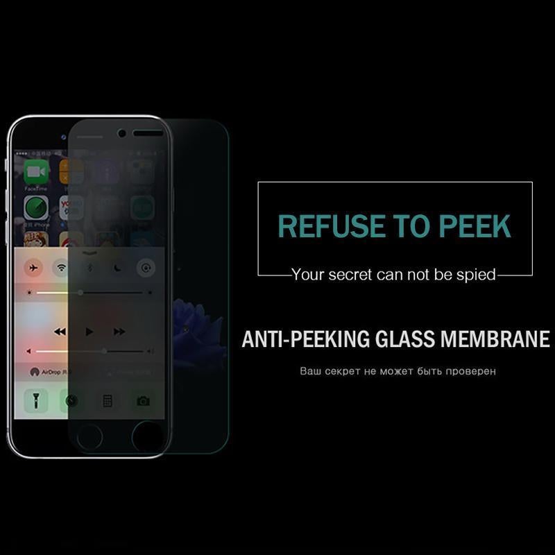 iPhone X Privacy Tempered Glass Screen Protector [Anti-Spy Glass] casemarts