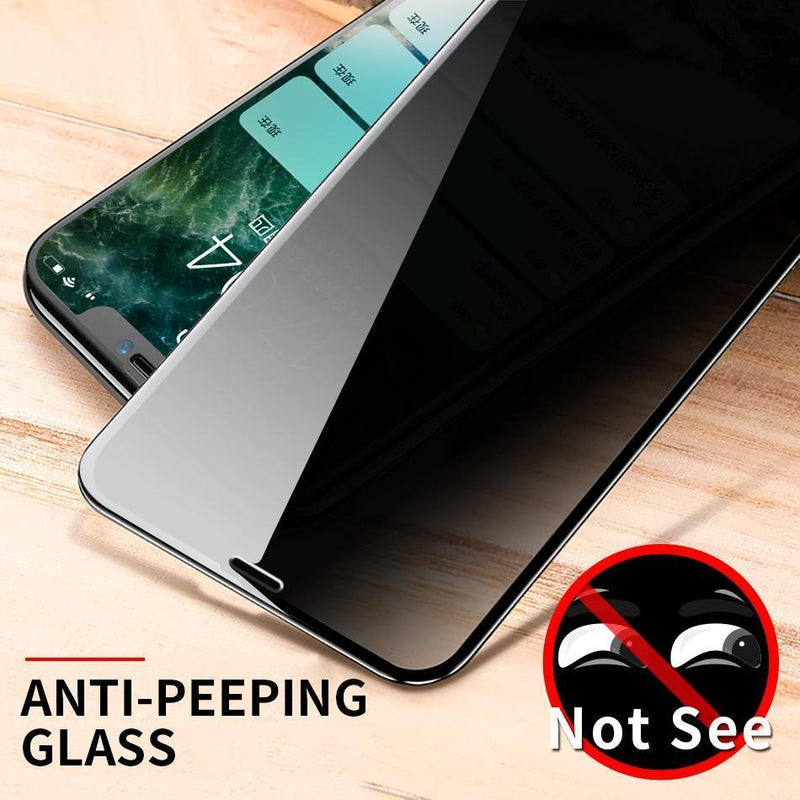 iPhone X Privacy Tempered Glass Screen Protector [Anti-Spy Glass] casemarts