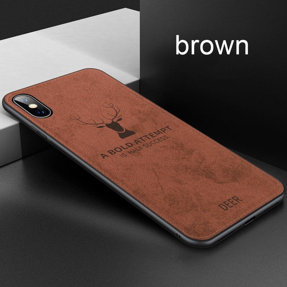 iPhone X Deer Pattern Inspirational Soft Case casemarts