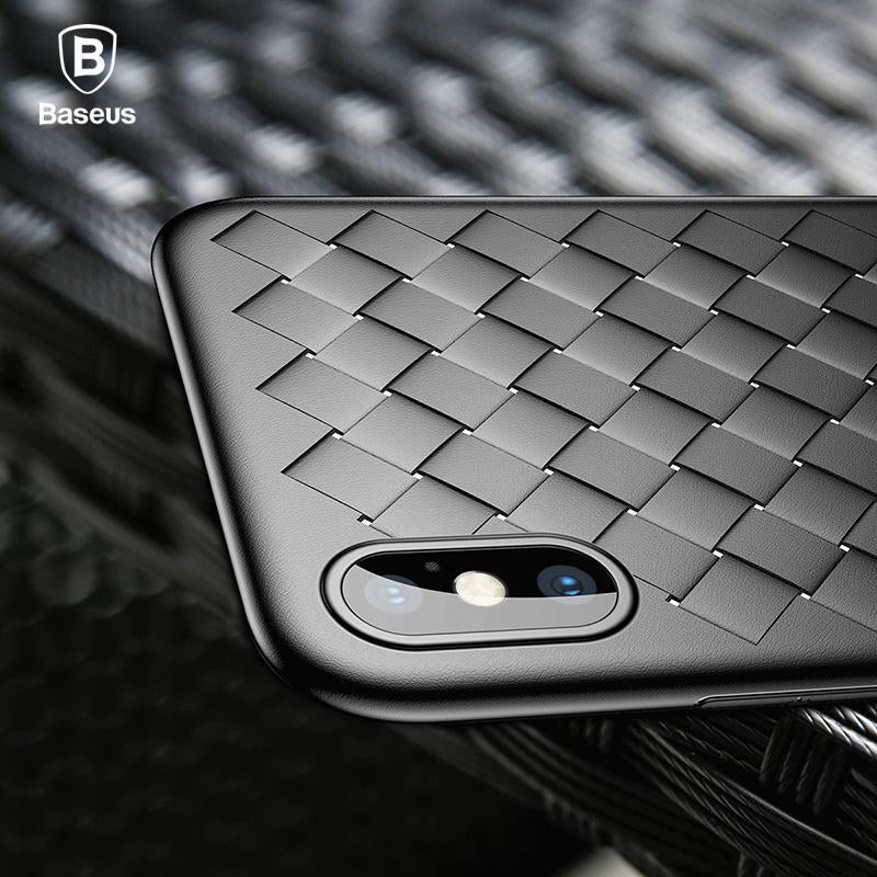 iPhone X Ultra-thin Grid Weaving Case casemarts