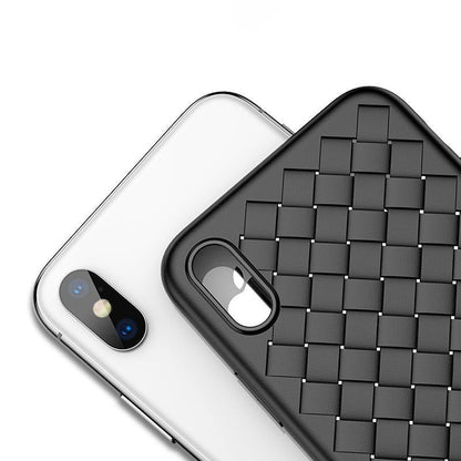 iPhone X Ultra-thin Grid Weaving Case casemarts