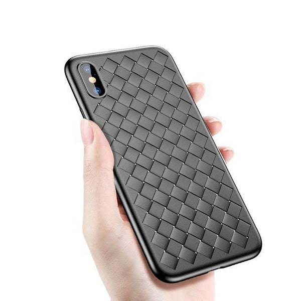 iPhone X Ultra-thin Grid Weaving Case casemarts