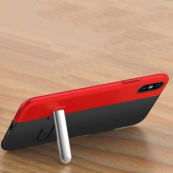 iPhone X Auto-Fit Magnetic Colour Contrast Kickstand Case casemarts