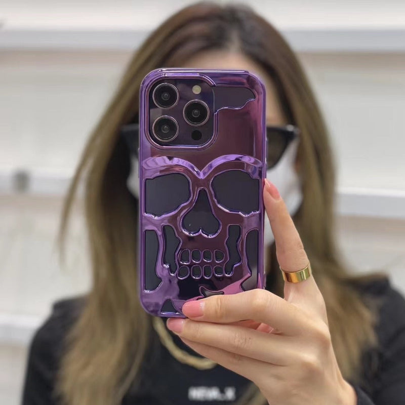 iPhone 12 Series Hollow Skull Design Case casemarts