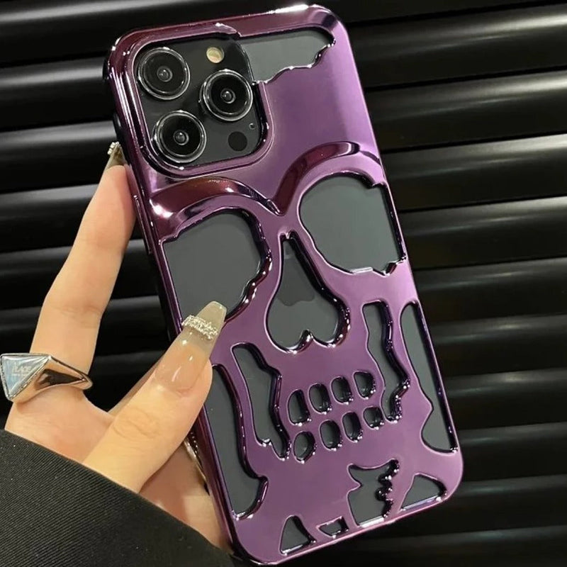 iPhone 12 Series Hollow Skull Design Case casemarts