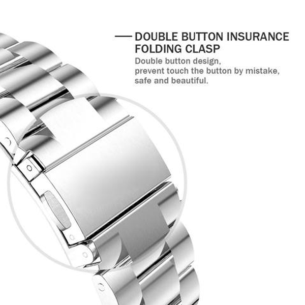 Stainless Steel Band For iWatch Silver 42mm (WATCH NOT INCLUDED) casemarts