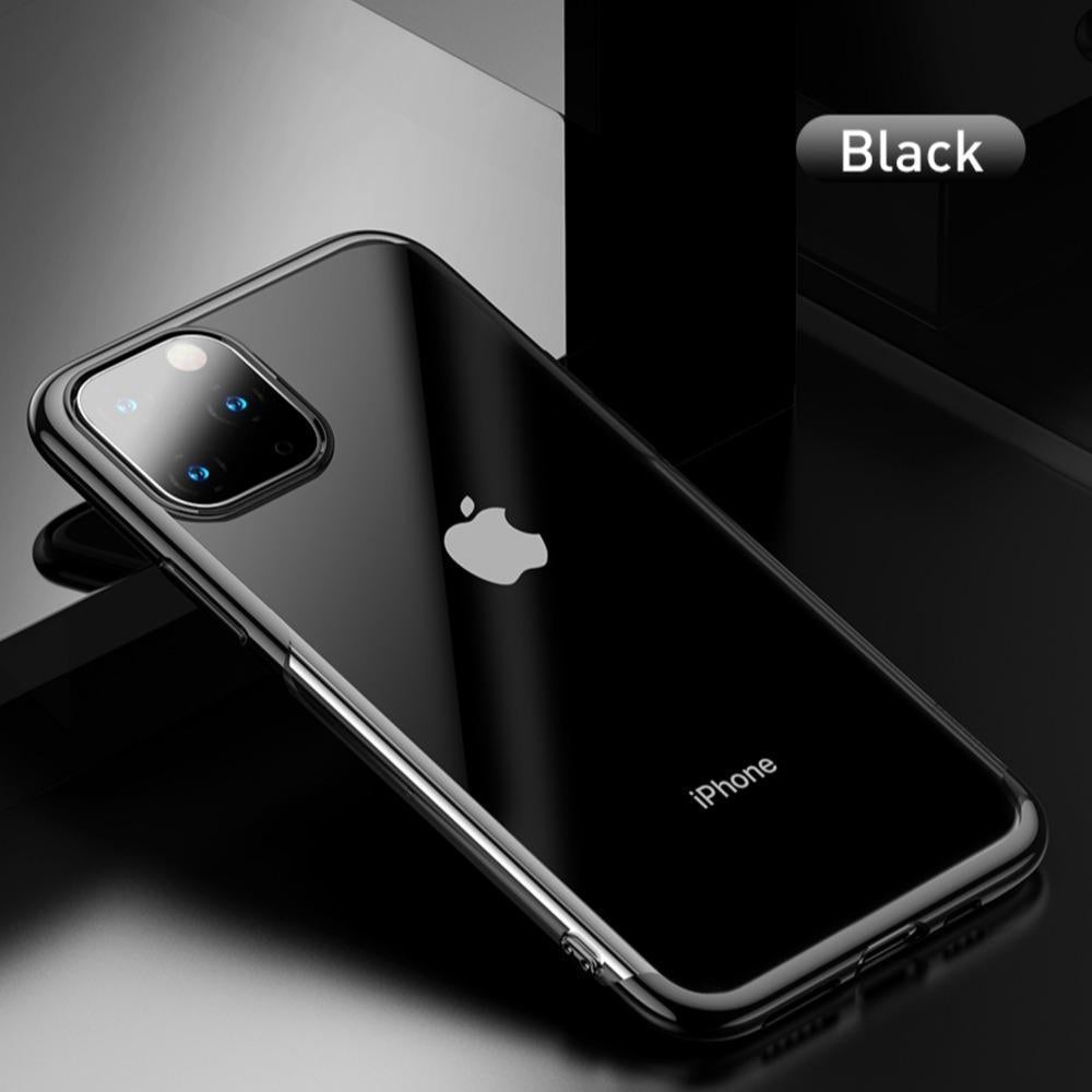 Baseus iPhone 11 Series Ultra-Thin Transparent Sparkling Edge Case casemarts