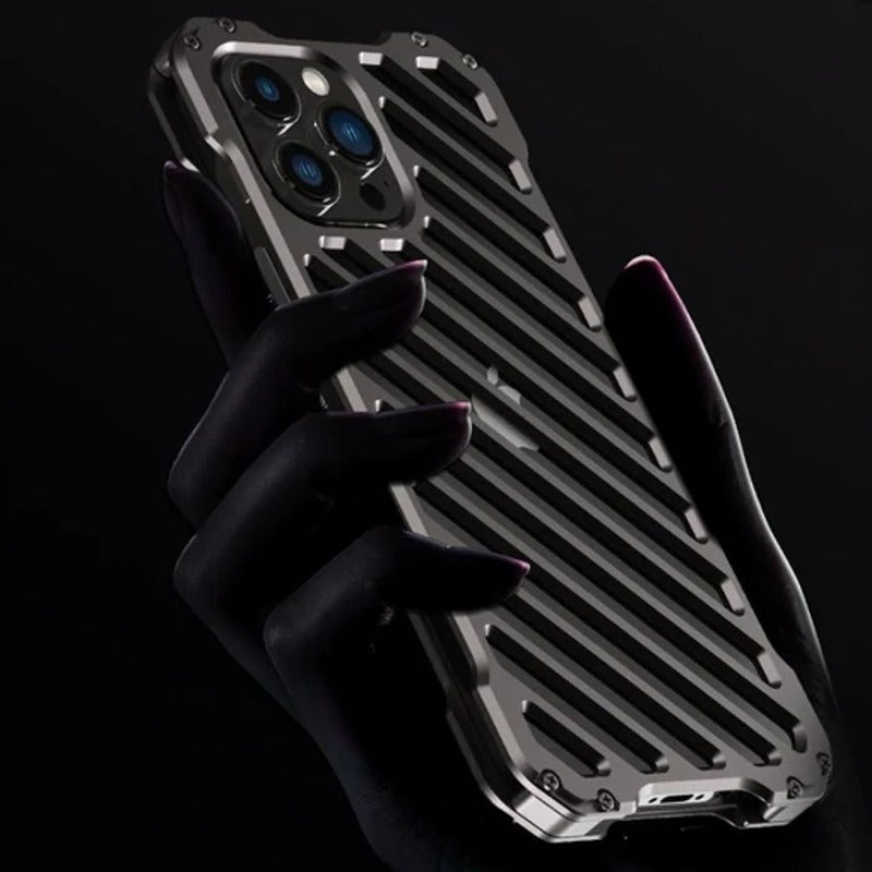 iPhone 14 Pro R-Just Aluminium Alloy Grill Case casemarts