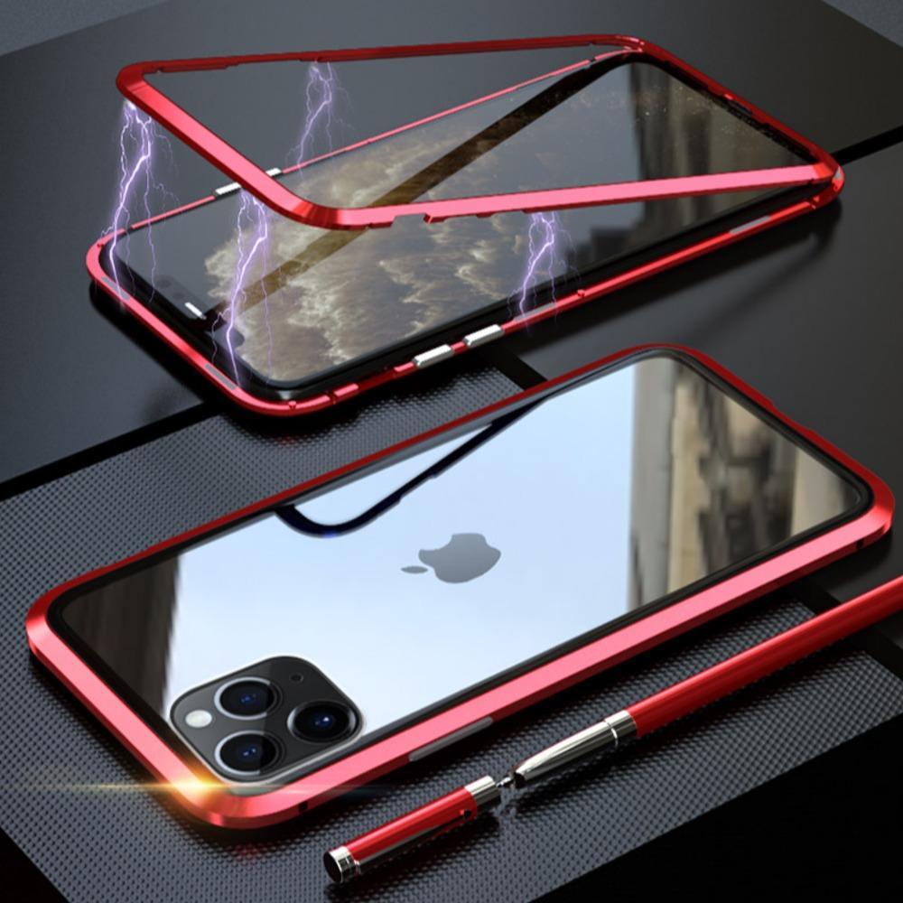 New Electronic Auto-Fit Magnetic Glass Case for iPhone casemarts