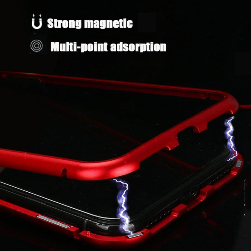 New Electronic Auto-Fit Magnetic Glass Case for iPhone casemarts