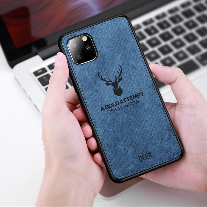 iPhone 11 Series (3 in 1 Combo) Deer Case + Tempered Glass + Camera Lens Guard casemarts