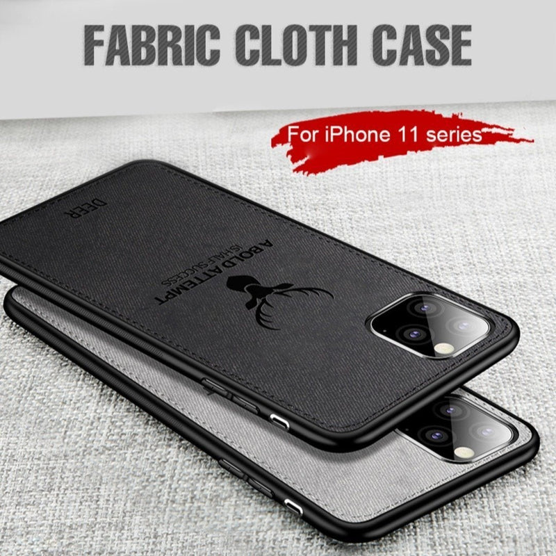 iPhone 11 Series (3 in 1 Combo) Deer Case + Tempered Glass + Camera Lens Guard casemarts