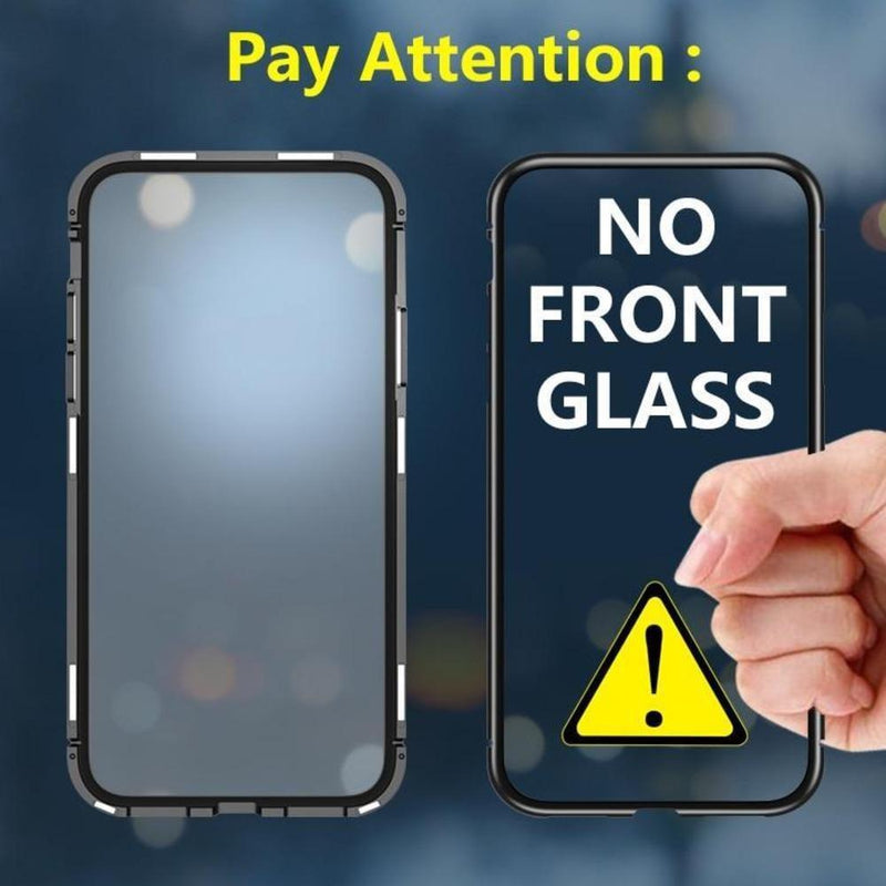 New Electronic Auto-Fit Magnetic Glass Case for iPhone casemarts