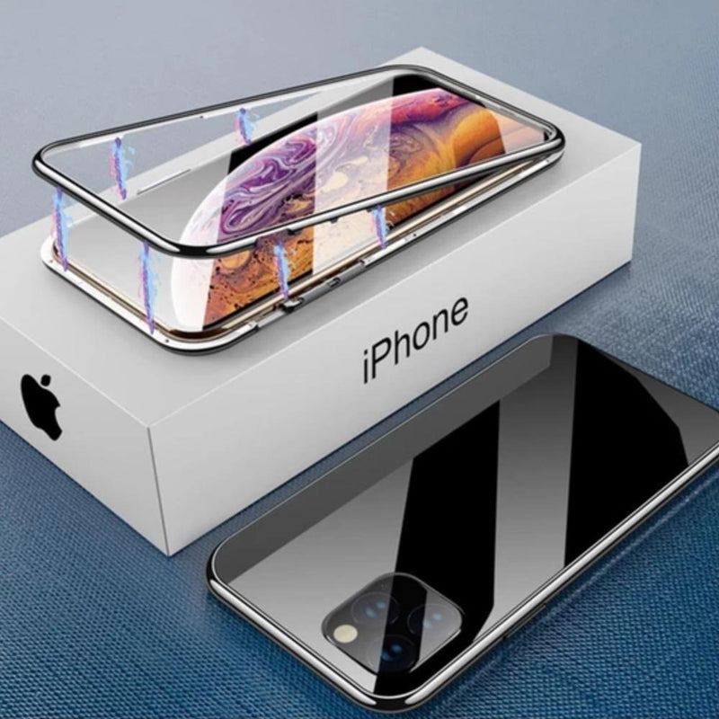 iPhone 11 Series Electronic Auto-Fit Magnetic Glass Case casemarts