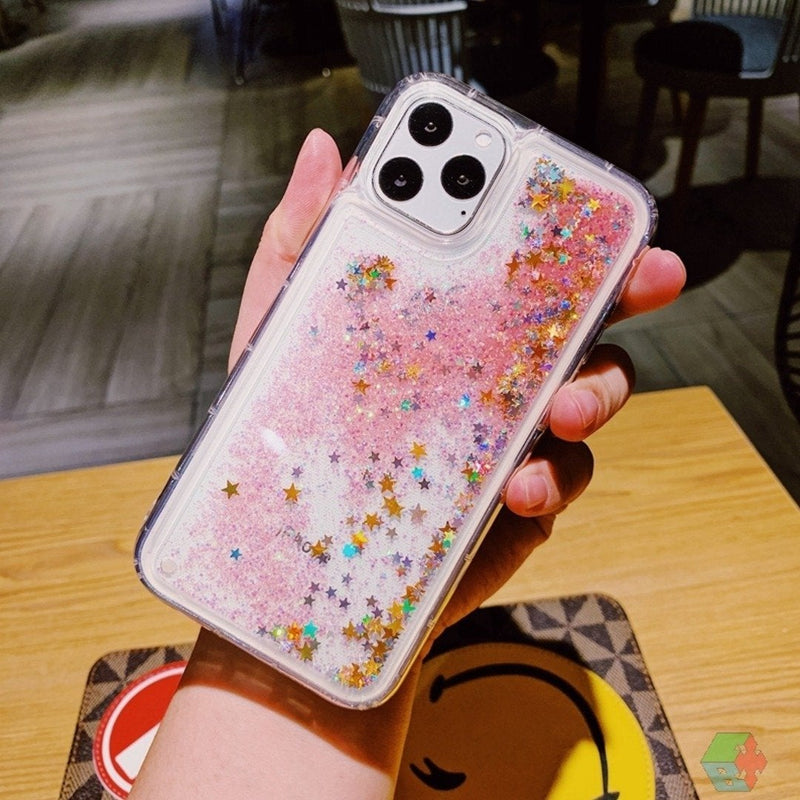 iPhone 11 Series Liquid Glitter Sparkle Shiny Bling Case casemarts