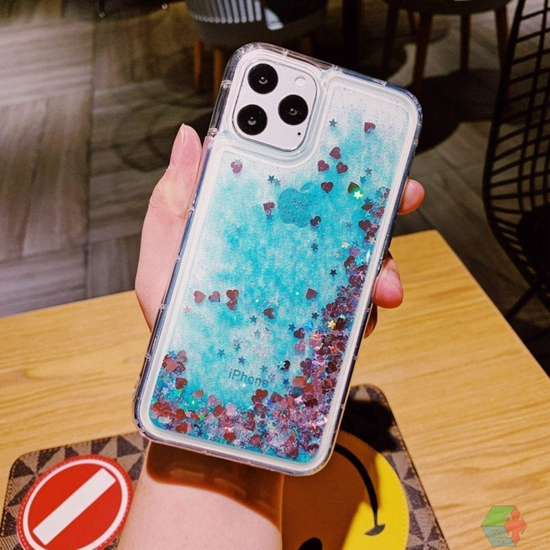 iPhone 11 Series Liquid Glitter Sparkle Shiny Bling Case casemarts