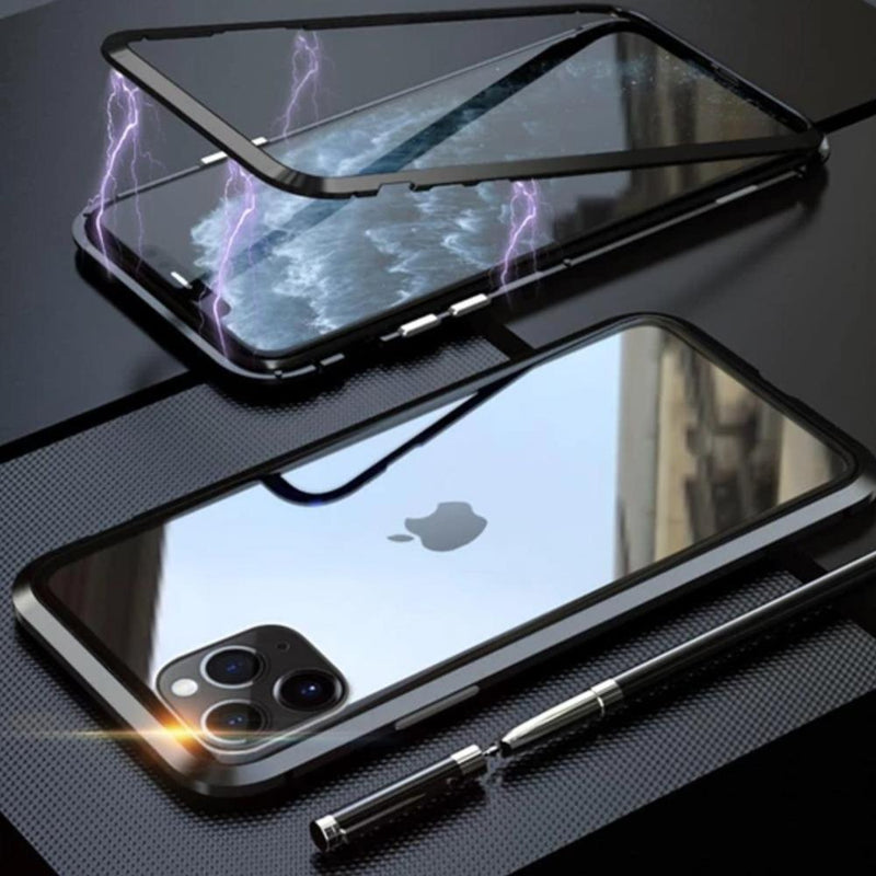 iPhone 11 Series Electronic Auto-Fit Magnetic Glass Case casemarts