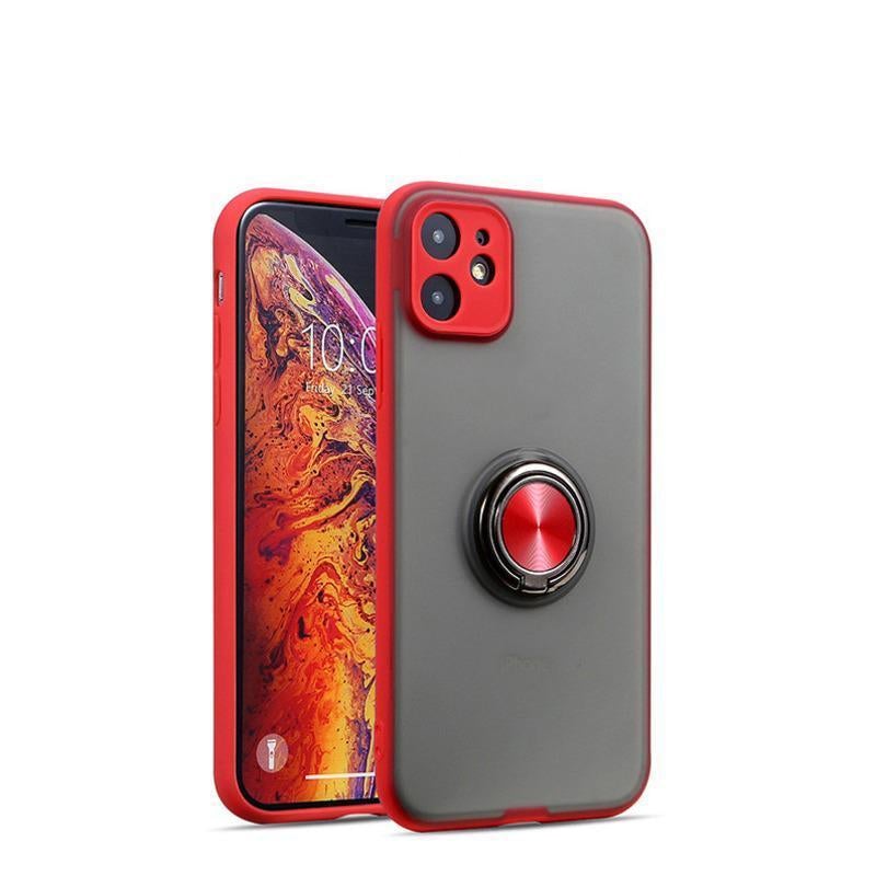 iPhone 11 Shockproof Translucent Ring Case casemarts